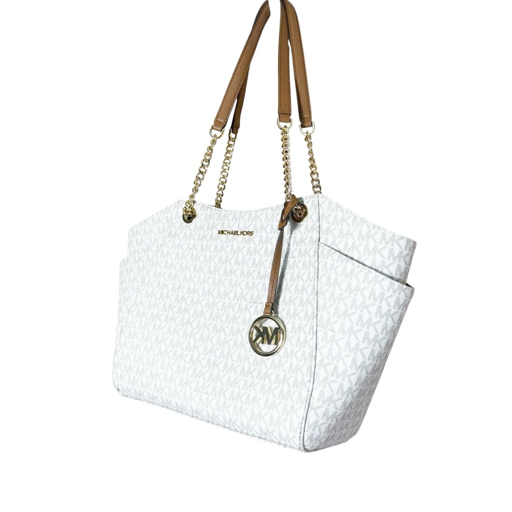 Michael Kors Jet Set Large Signature Logo‎ Shoulder Bag - Picture 5 of 11